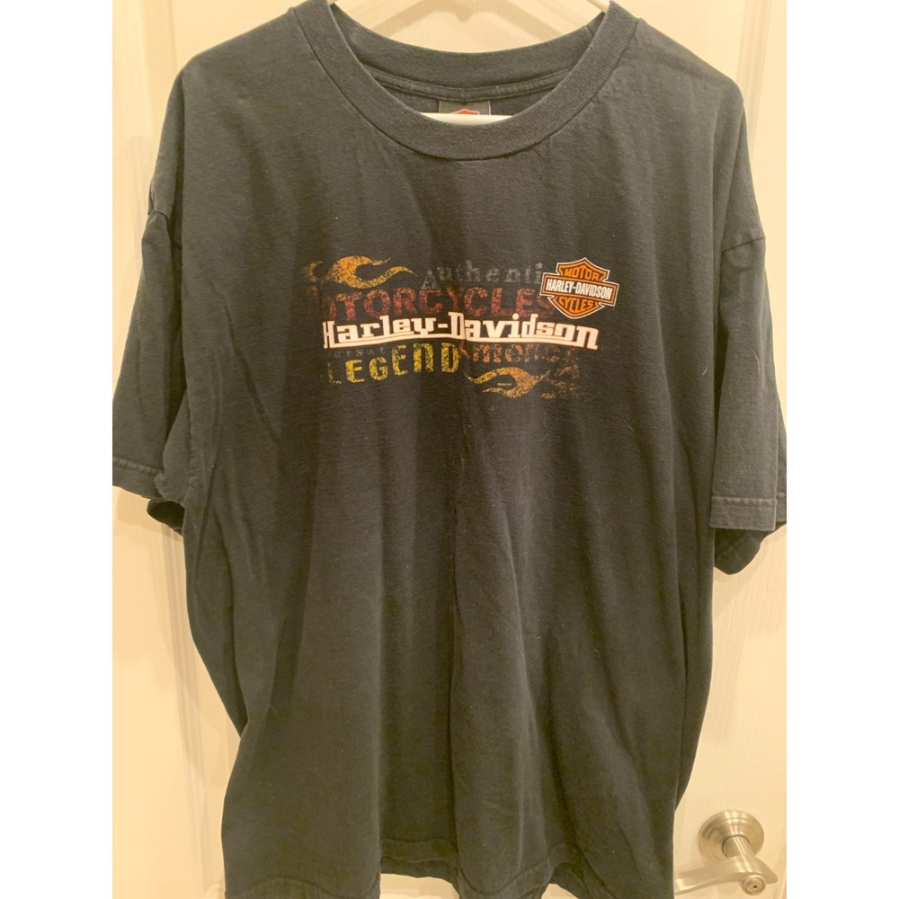 Harley Davidson Gray T-Shirt‎ "Zylstra" Ames, Iowa Sz 2X